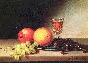 Peale, Sarah Miriam Fruit and Wine oil painting artist
